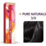 Wella Color Touch Pure Naturals barva na vlasy 3/0 60 ml – Zboží Mobilmania