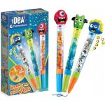 CLEMENTONI IDEA Kreativní sada pro výrobu per Monster – Zboží Mobilmania