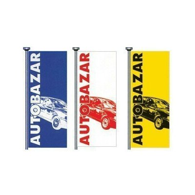 AHProfi Vlajka AUTOBAZAR - bílo/červená - 125200210 – Hledejceny.cz