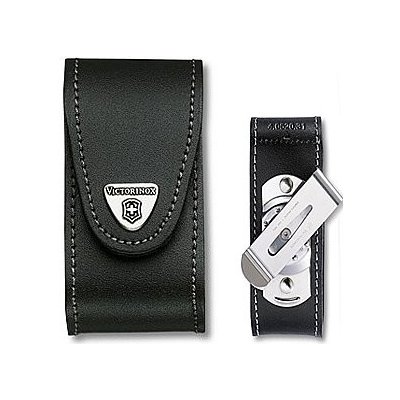 Victorinox Pouzdro na nůž kožené černé s klipem 4.0521.31 – Zboží Dáma