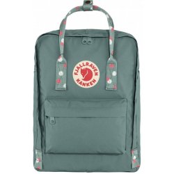 Fjällräven Kånken Frost Green Confetti Pattern zelený