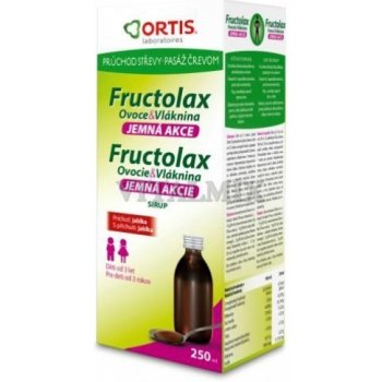 Ortis Fructolax Ovoce&Vláknina sirup pro děti 250 ml