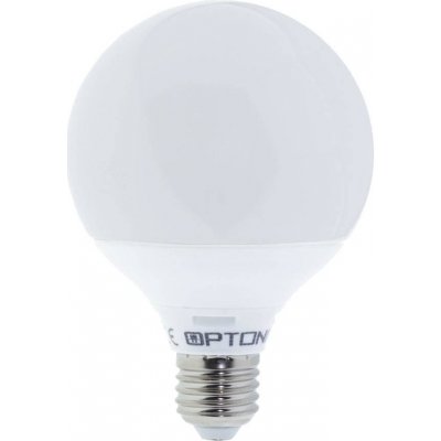 Optonica LED Plastic žárovka G95 E27 12W Teplá bílá – Hledejceny.cz