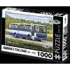 Puzzle RETRO-AUTA BUS č.18 KAROSA C 734.1340 1981 1997 1000 dílků