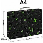 Oxybag Kufřík lamino hranatý A4 OXY NEXT Green Cube – Sleviste.cz