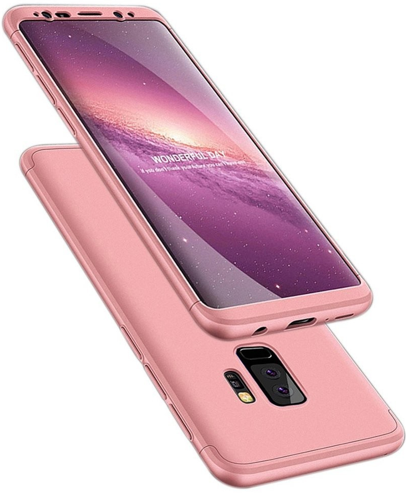 Pouzdro Beweare 360 oboustranné Samsung Galaxy S9 Plus - růžové