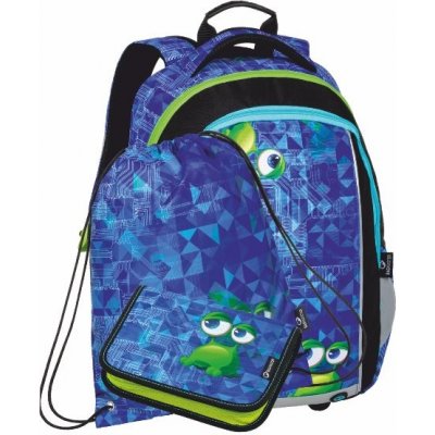 BAGMASTER Klučičí Malý MARK 20 B blue/green/black SET – Zbozi.Blesk.cz