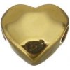 Přívěsky Šperky4U Zlacený navlékací ocelový přívěšek korálek srdíčko PP 1029 GD