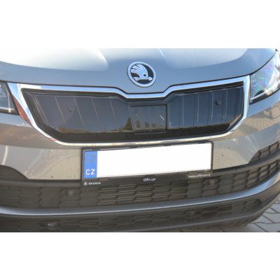 ŠKODA KAROQ-ZIMNÍ CLONA PŘEDNÍ MASKY KI-R - GLOSSY BLACK - horní KAR-FGCVR-GLS – Zboží Mobilmania