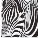 Ubrousek 33x33cm Zebra – Zboží Dáma