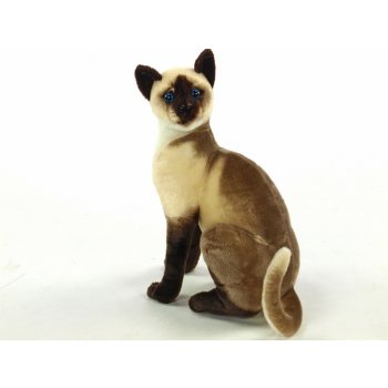 sedící kočka Micka ocelot výška 45 cm