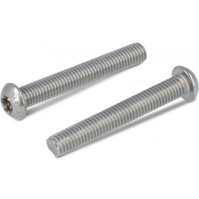 INOX ISO 7380-1 šrouby s půlkulatou hlavou na TORX, celý závit, nerez A2 Varianta: ISO 7380-1 šroub půlkulatá hlava na TORX celozávit, nerez A2 M10X70/70 TX50 – Zboží Mobilmania