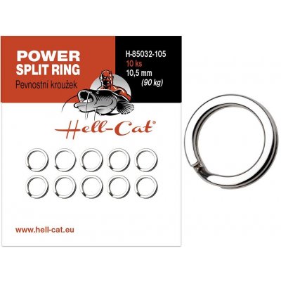 Hell-Cat Kroužek Pevnostní Power Split Ring 10 ks 12 mm 110 kg – Zboží Dáma