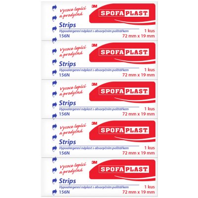 Spofaplast náplast kusová textilní 72 x 19 mm 5 ks – Sleviste.cz