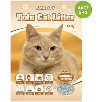 Smarty Tofu Cat Litter Original bez vůně t. 6 l