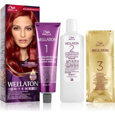 Wella Wellaton Intense barva na vlasy s arganovým olejem 6/45 Red Passion