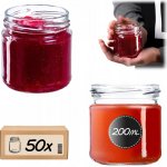 Kadax Sada skleněných dóz K5357 50 ks x 200ml – Hledejceny.cz