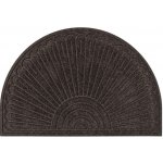 Multy home rohož půlkruh Contours hnědá 60 x 90 cm – Zboží Dáma
