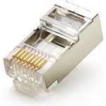 Solarix Konektor KRJ45/5SH RJ45 8p8c Cat.5E STP stíněný na licnu – Zboží Dáma