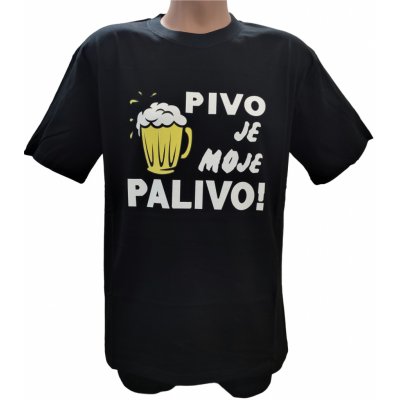 Tričko Pivo je moje palivo černé – Hledejceny.cz