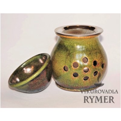 Rymer vykuřovací pícka a aroma lampa zelená 10 cm – Zboží Dáma