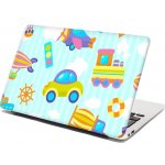 Sablio Samolepka na notebook Autíčka - 38x26 cm – Zboží Živě