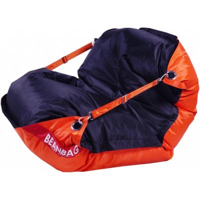 BeanBag 189x140 duo orange black – Hledejceny.cz