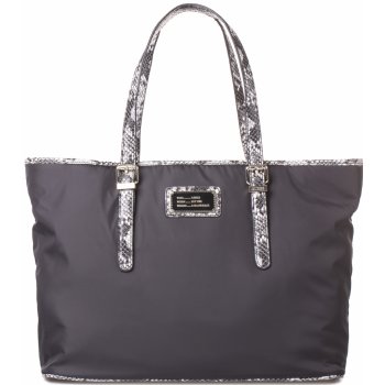 Guess Florencia Python-Trim Carryall Tote černá