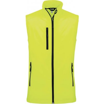 dámská softshell vesta Kariban fluorescenční žlutá – Zboží Mobilmania