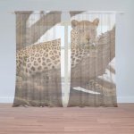 Sablio Záclony Levhart 2: 2ks 150x250cm – Hledejceny.cz
