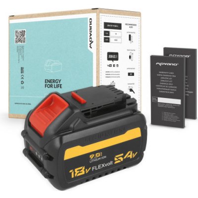 Movano DeWalt 54V XR FLEXVOL 9000 mAh Li-Ion 18-54V - neoriginální – Zboží Dáma