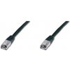 síťový kabel Roline 21.15.0135 FTP patch, kat. 5e, 1m, černý