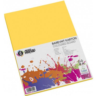 Barevný papír žlutý A3 180g 50 listů – Sleviste.cz