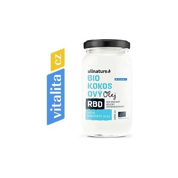 Allnature RBD Kokosový olej 1 l