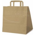Papírové tašky 32x21x33 cm hnědé ploché ucho [50 ks] 47434 – Hledejceny.cz
