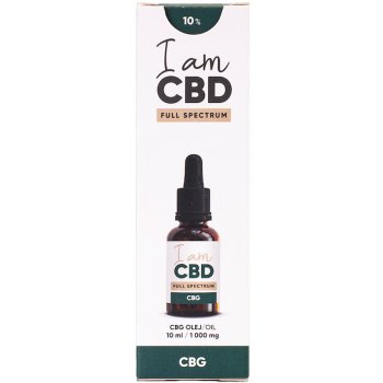 I am CBD Full Spectrum CBG konopný olej 10% 10 ml