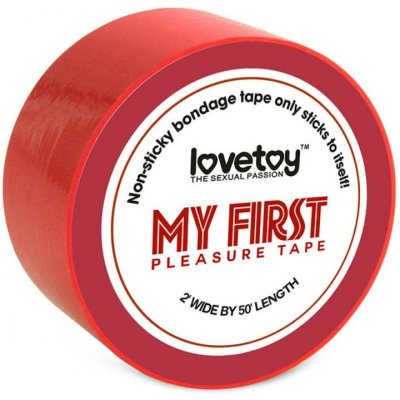 LoveToy My First Non Sticky Bondage Tape Red