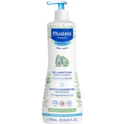Mustela Bébé Bain tělový a vlasový mycí gel pro děti 750 ml – Zboží Dáma
