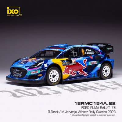 IXO Ford Puma Rally1Rally Sweden 2023 #8 Tanak Jarveoja 1:18 – Zboží Mobilmania