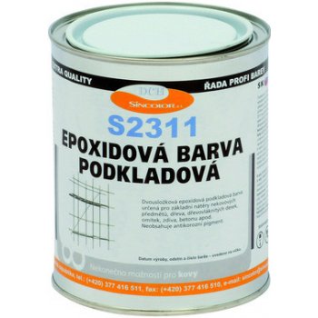 Sincolor Epoxidový základ na kov S 2300 0100 bílý 1kg