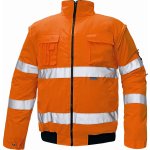 Cerva Clovelly Pilot Reflexní bunda zimní oranžová/navy – Zboží Mobilmania