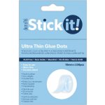 WEST DESIGN 3D gelové tečky ultra tenké čiré 10mm (250ks) – Zbozi.Blesk.cz