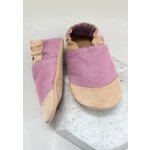 Funky Monkey Kožené barefoot capáčky Panama růžové Malina – Zboží Mobilmania