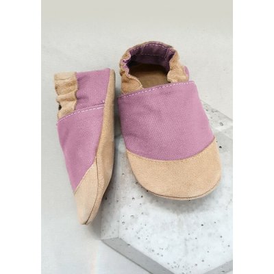 Funky Monkey Kožené barefoot capáčky Panama růžové Malina – Zboží Mobilmania