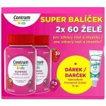 Centrum Kids Gummies malina a jahoda 2 x 60 ks + dárek – Zbozi.Blesk.cz