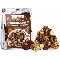 Mixit Granola z pece do kapsy - Čokoláda + Lískové ořechy, 70 g