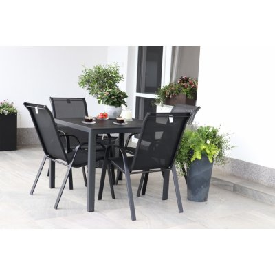 Nábytek Texim Set Viking M + 4x černé křeslo RAMADA – Zboží Dáma Nábytek Texim Set Viking M + 4x černé křeslo RAMADA – Zboží Dáma