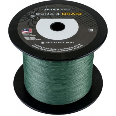 SpiderWire Šňůra Dura4 Zelená 1800m 0,30mm 29kg