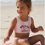 KONGES SLOJD Dívčí plavky bikiny POMIA CANDY ROSE STRIPE – Zboží Dáma