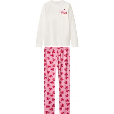 Esmara Kids pyžamo bílá růžov – Zbozi.Blesk.cz